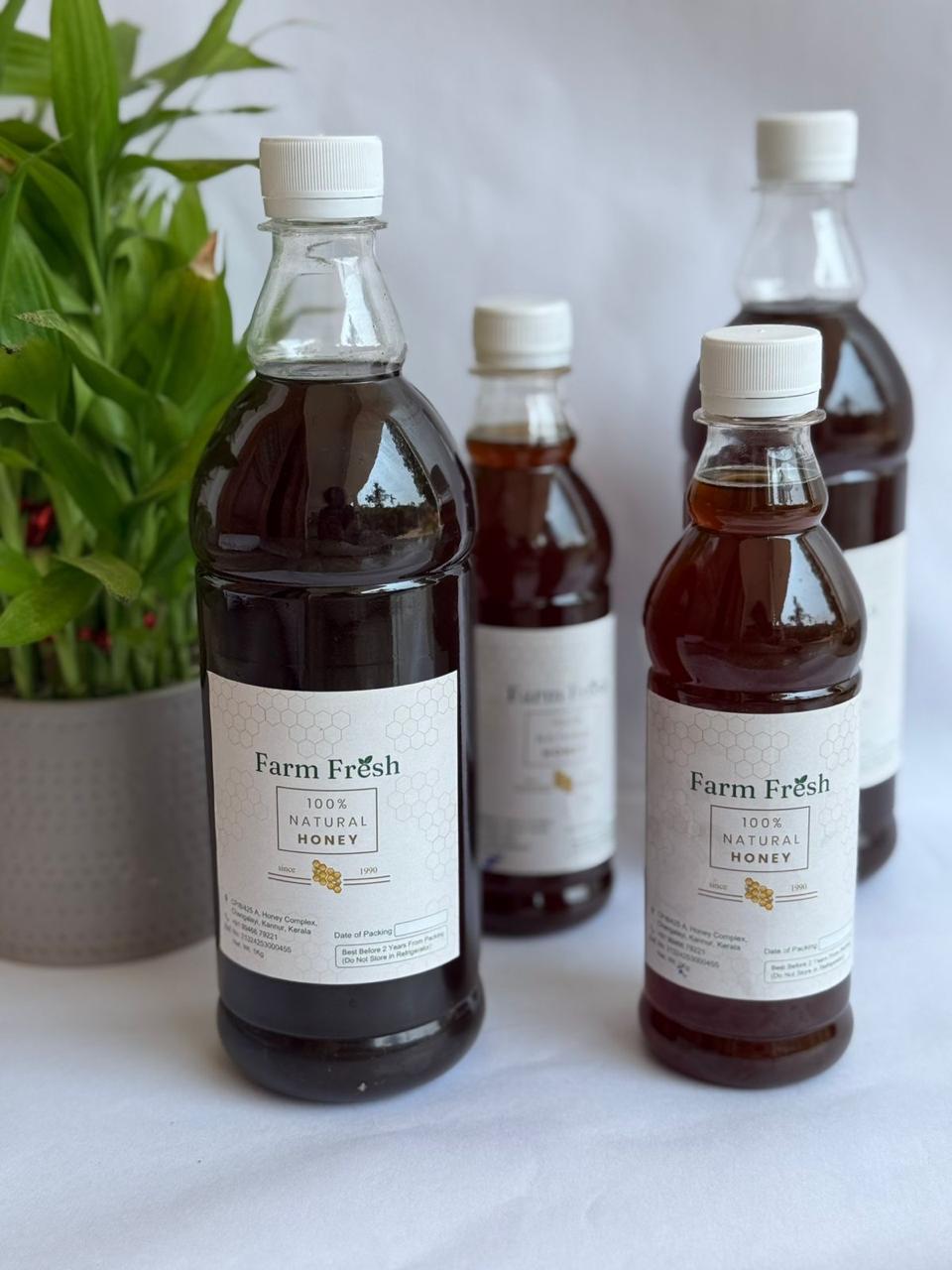 Farm Fresh Honey bottles